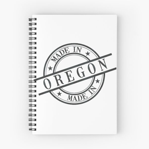 Item preview, Made In Oregon Stamp Style Logo Symbol Black designed and sold by surgedesigns.