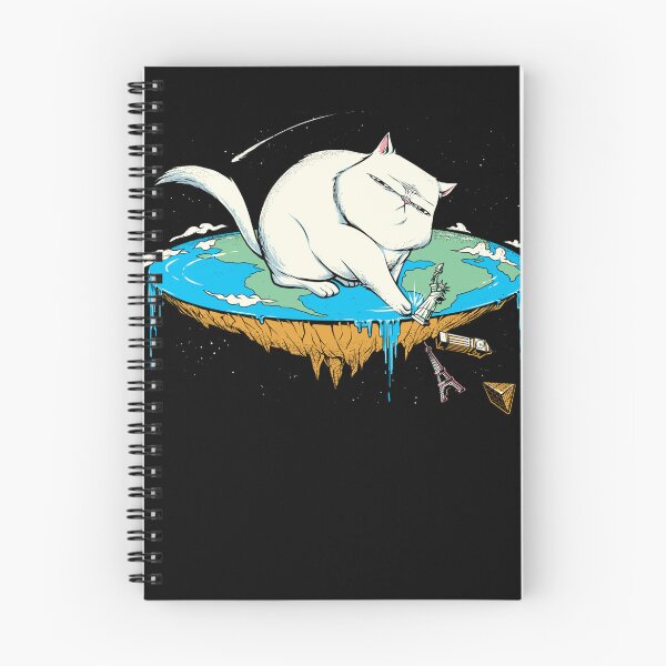 Item preview, Flat Earth Cat T-Shirt designed and sold by LadaleStueckq.