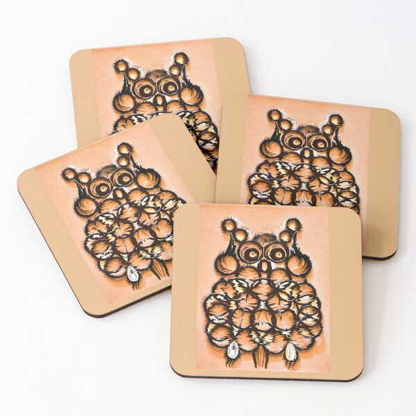 Item preview, Owl Gasket Ring Art designed and sold by 1Lbrody1.