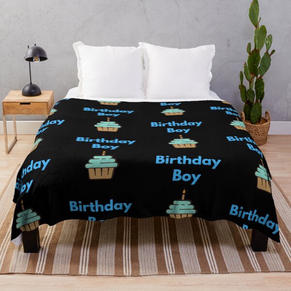 Item preview, Birthday Boy Cupcake, Blue Frosting, 1 candle designed and sold by JRice66.