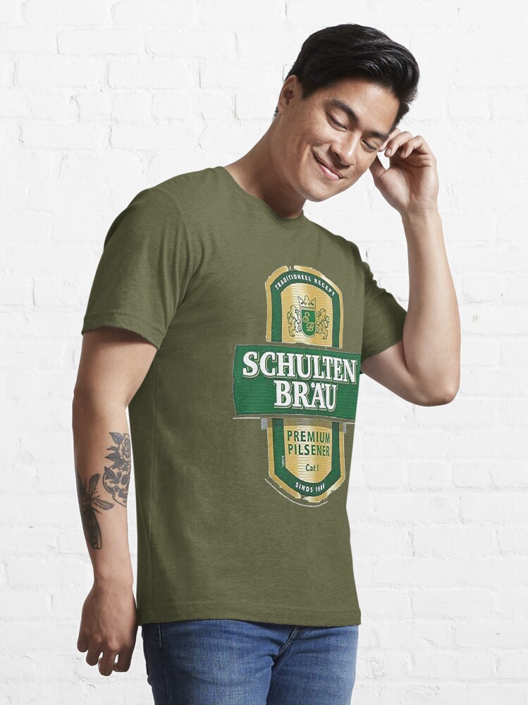 Essential T-Shirt for Sale mit Schultenbräu-Bier-Logo Classic von  DavidMarti1