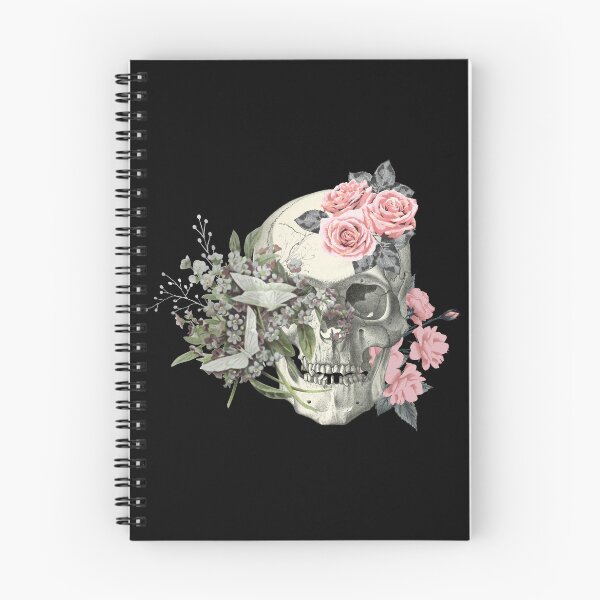 Item preview, Skull with flowers  designed and sold by Disturbed-Mind.