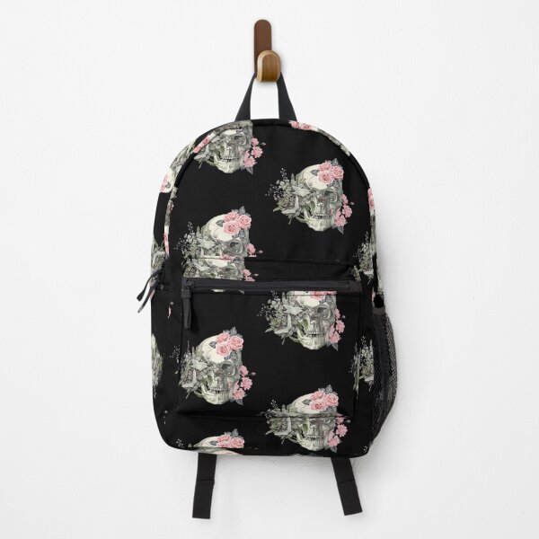 Item preview, Skull with flowers  designed and sold by Disturbed-Mind.