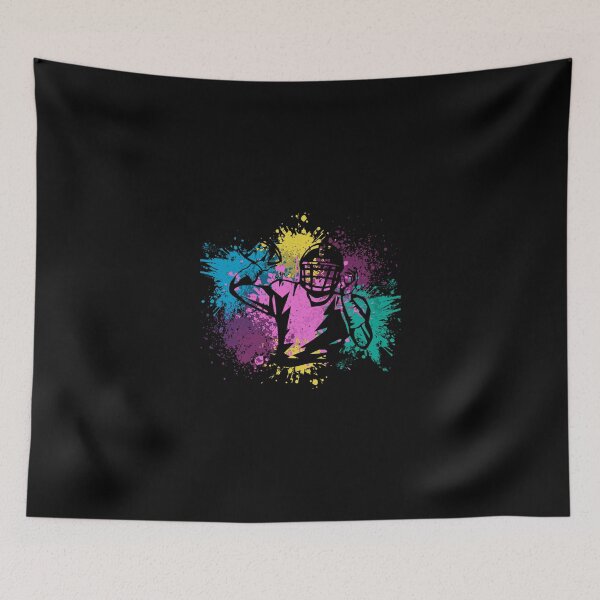 Item preview, American Football Grungy Color Splashes Classic T-Shirt designed and sold by ayeshadanaqws.