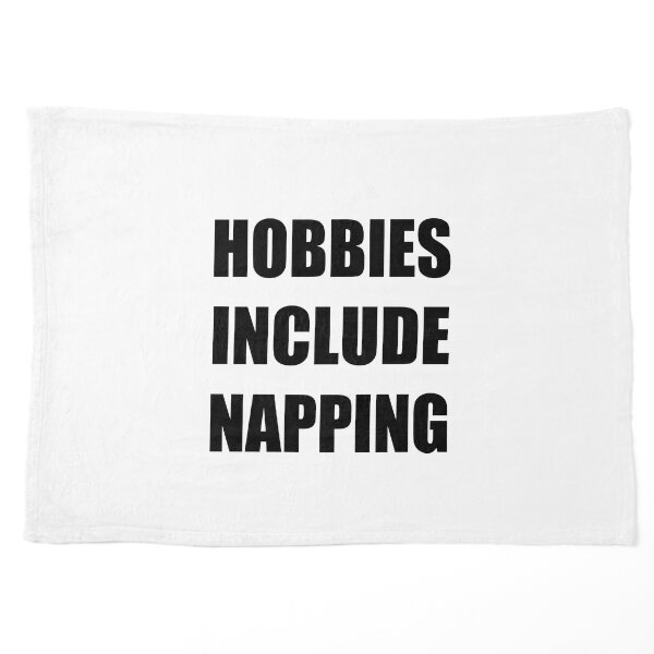 Hobbies Include Napping Pet Blanket