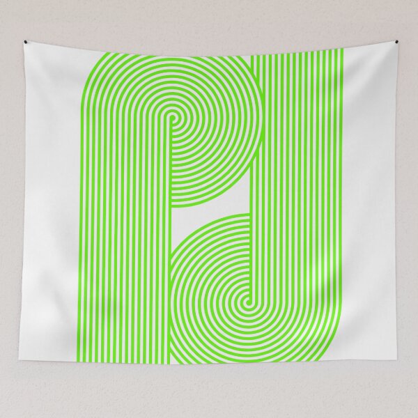 Aperçu de l'œuvre Cul-de-sac vert fluo | Beau design d'intérieur créée et vendue par infinitehue-5.