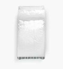 piano keys Duvet Cover