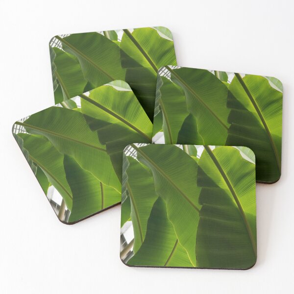 Item preview, Luscious Tropical Greens - Huge Leaves Patterns - Vertical View Downward Right  designed and sold by Georgia Mizuleva.