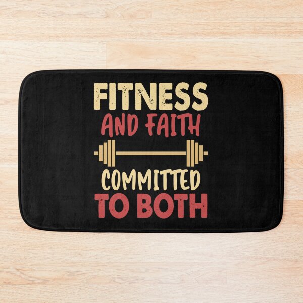 Item preview, Religious Workout Gift Fitness And Faith Committed To Both Essential T-Shirt designed and sold by ximenagene.