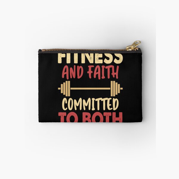 Item preview, Religious Workout Gift Fitness And Faith Committed To Both Essential T-Shirt designed and sold by ximenagene.