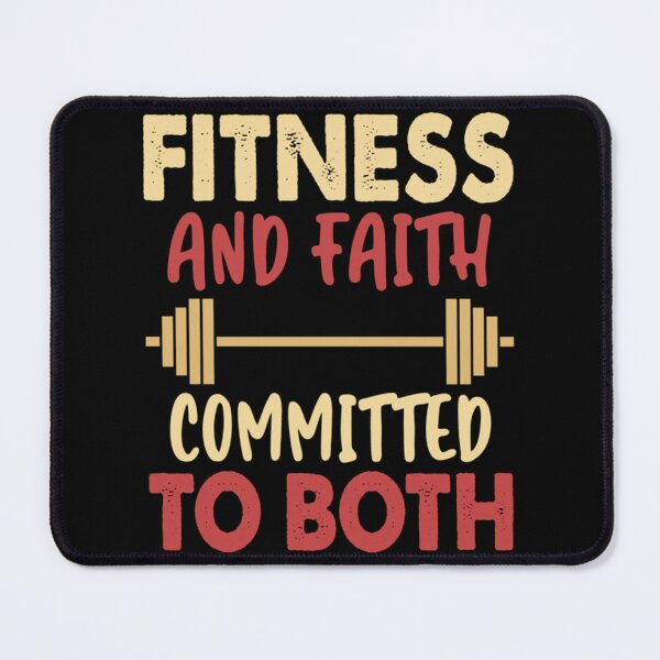 Item preview, Religious Workout Gift Fitness And Faith Committed To Both Essential T-Shirt designed and sold by ximenagene.