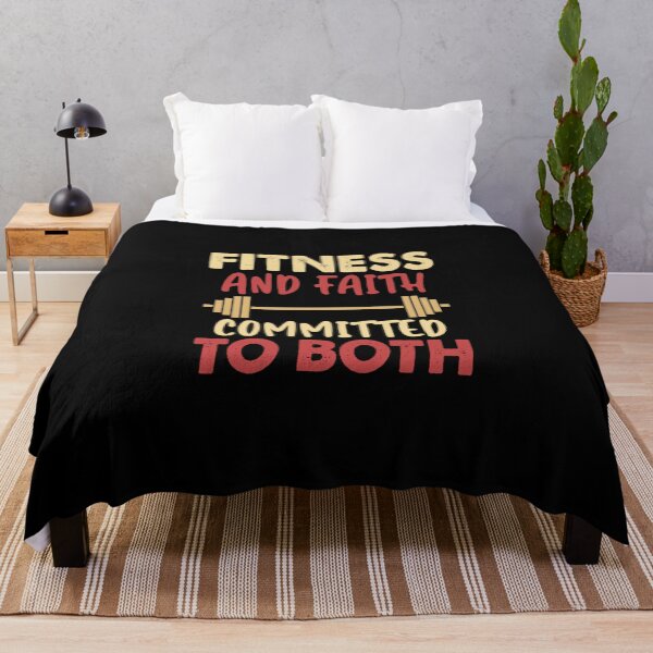 Item preview, Religious Workout Gift Fitness And Faith Committed To Both Essential T-Shirt designed and sold by ximenagene.