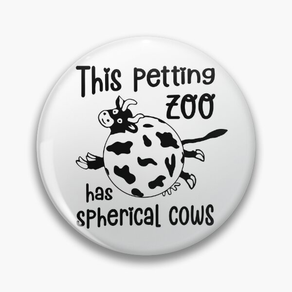 Item preview, Spherical Cow - Physics joke designed and sold by i-cottagedesign.