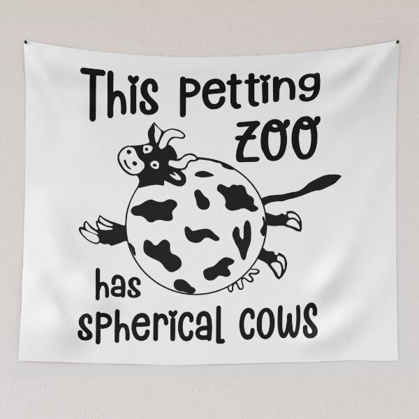 Item preview, Spherical Cow - Physics joke designed and sold by i-cottagedesign.