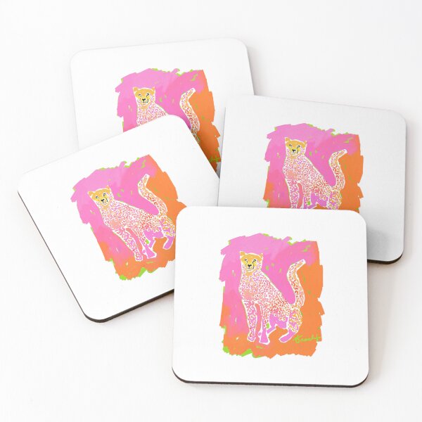 Item preview, Preppy Cheetah Pink designed and sold by Preppy Positivity.