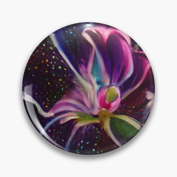 Item preview, A magnificent fluorescent colored space flower. designed and sold by oneclassyman.