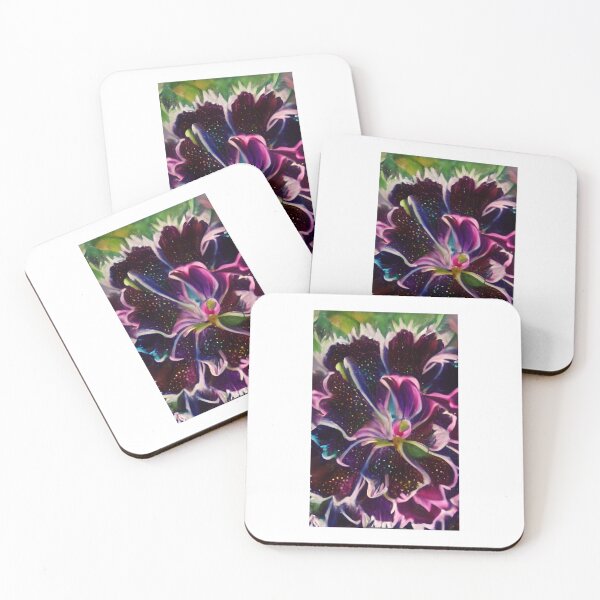 Item preview, A magnificent fluorescent colored space flower. designed and sold by oneclassyman.