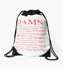 Kendrick Lamar - Damn. Drawstring Bag