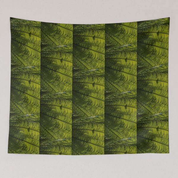 Item preview, Tropical Green Rhythms - Feathery Fern Fronds - Right Vertical View designed and sold by Georgia Mizuleva.