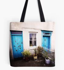 Tourquoise Doors Tote Bag