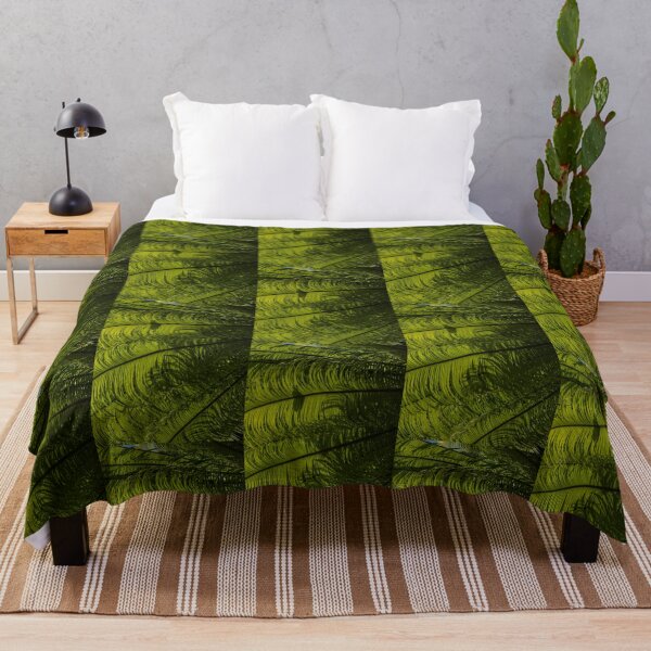 Item preview, Tropical Green Rhythms - Feathery Fern Fronds - Left Vertical View designed and sold by Georgia Mizuleva.