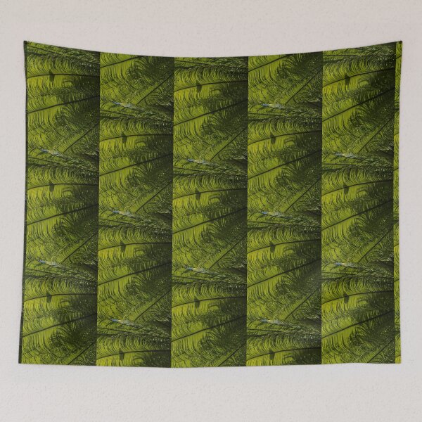 Item preview, Tropical Green Rhythms - Feathery Fern Fronds - Left Vertical View designed and sold by Georgia Mizuleva.