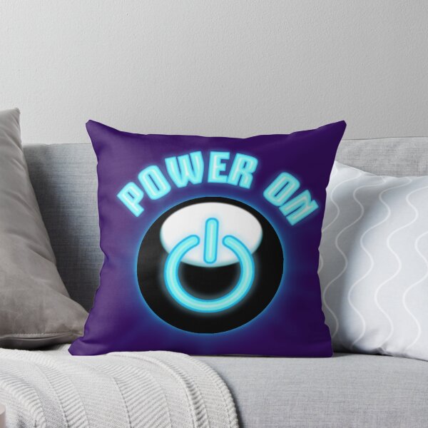 Item preview, Blue Power On! designed and sold by TJDraws.