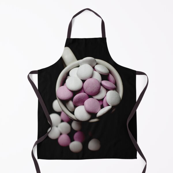 Item preview, Pink and white peppermint candies in a cup on a black background designed and sold by Michaelerch.