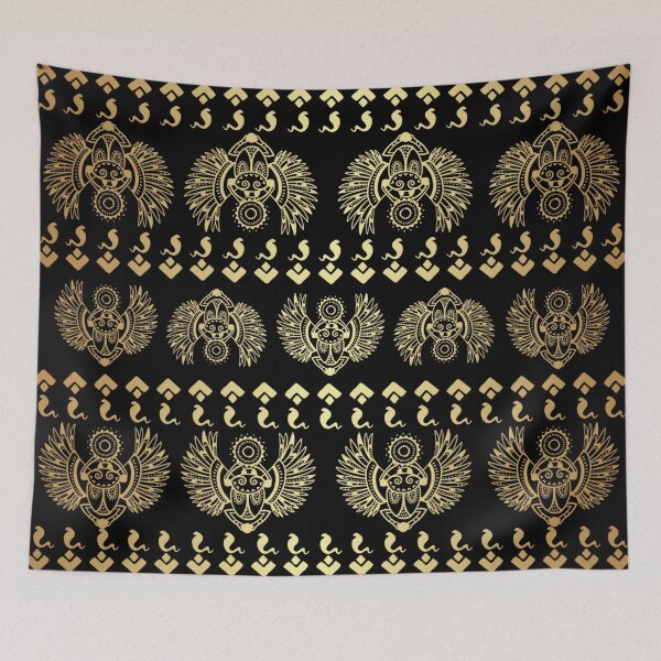 Item preview, Egyptians Symbols | Ancient Egypt | Ancient Egypt Symbols | Black and Gold designed and sold by Egyptified.