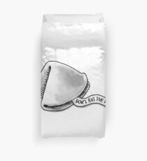Fortune Cookie Wisdom Duvet Cover