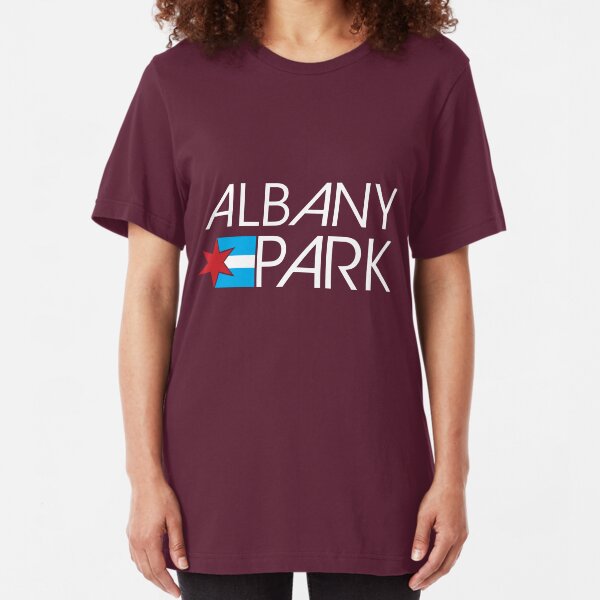 Albany Park Neighborhood Tee (Dark) Slim Fit T-Shirt
