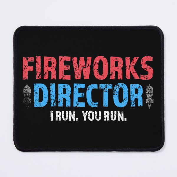 Item preview, Fireworks Director If I Run You Run, Vintage 4th of July Retro Independence Day Tshirt designed and sold by PrintOfi.