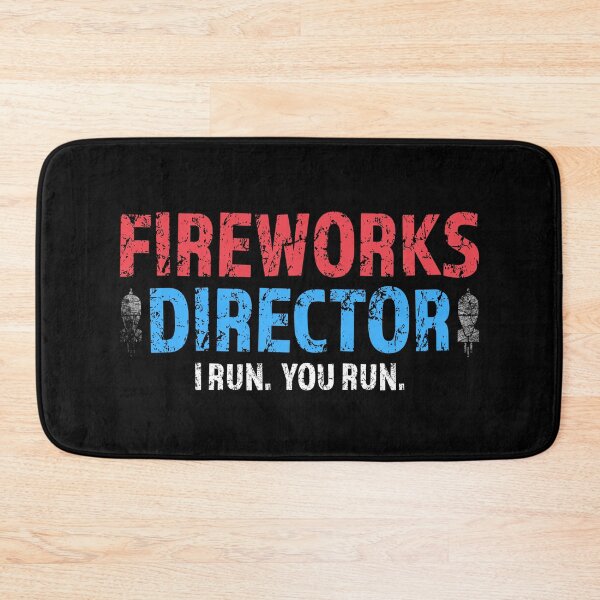 Item preview, Fireworks Director If I Run You Run, Vintage 4th of July Retro Independence Day Tshirt designed and sold by PrintOfi.