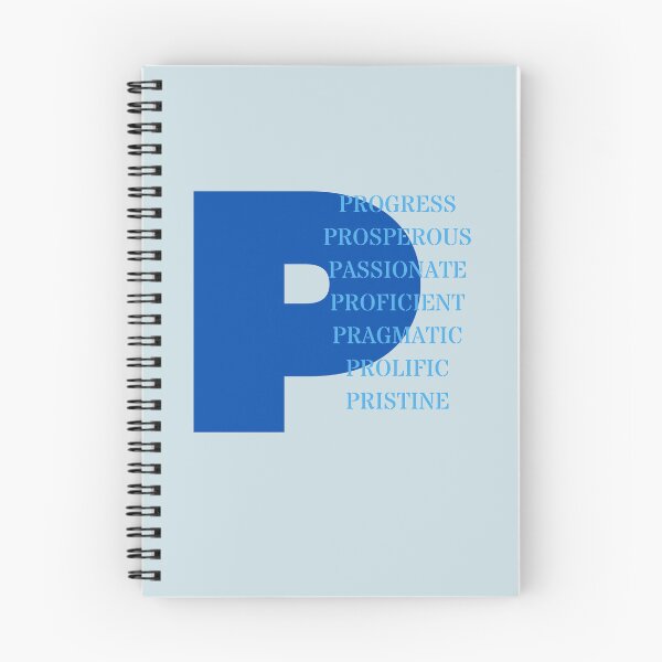 Item preview, Progress, Prosperous, Passisonate, Proficient, Pragmatic, Prolific, Pristine designed and sold by POSITIVE4EVA.