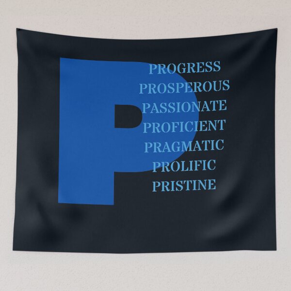 Item preview, Progress, Prosperous, Passisonate, Proficient, Pragmatic, Prolific, Pristine designed and sold by POSITIVE4EVA.