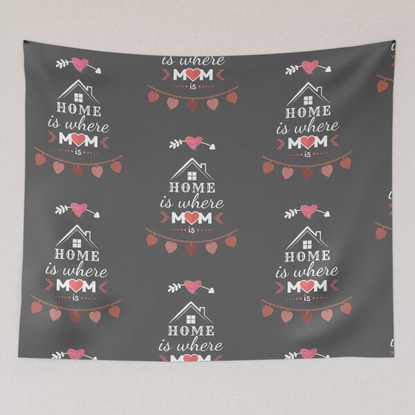 Item preview, Home is where mom is! designed and sold by Tattvashe.