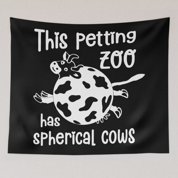 Item preview, Spherical Cow - Physics joke 2 designed and sold by i-cottagedesign.