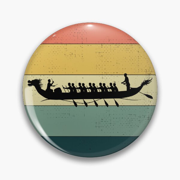 Item preview, Vintage Retro Dragon Boat Racing Crew Paddlers designed and sold by CuteDesigns1.