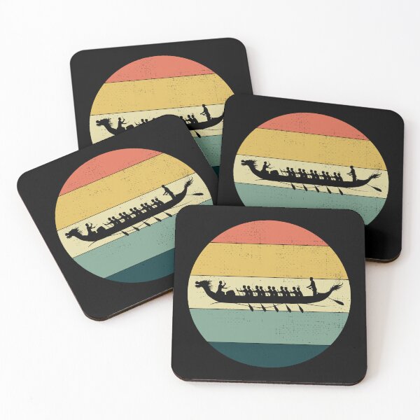 Item preview, Vintage Retro Dragon Boat Racing Crew Paddlers designed and sold by CuteDesigns1.