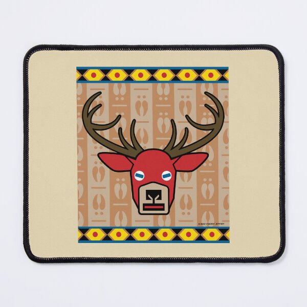Item preview, Regal Red Stag Emblem designed and sold by Mindscaping.