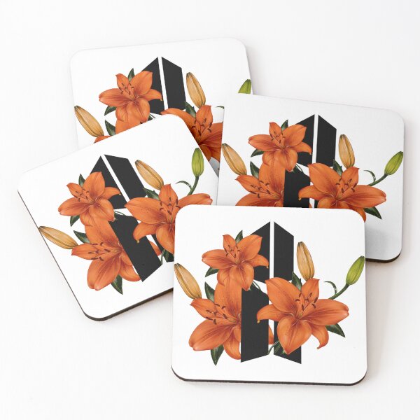Item preview, BTS ARMY LOGO X TIGER FLOWERS designed and sold by Springethereal.