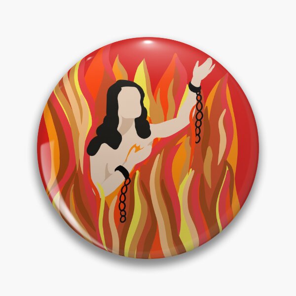 Item preview, Anima Sola Traditional Female (The Lonely Soul) : Catholic Purgatory Art  designed and sold by TheCatholicLady.