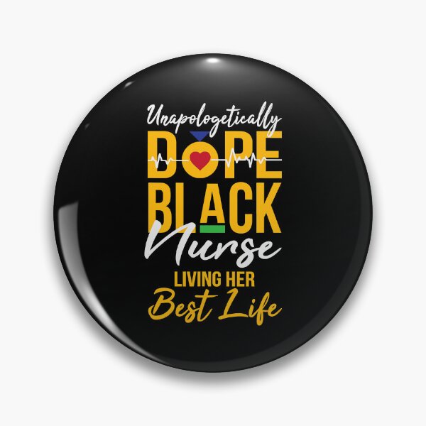 Item preview, Unapologetically Dope Black Nurse Living Best Life RN Gift designed and sold by GardNewerd.