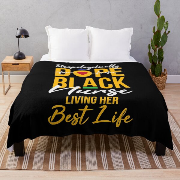 Item preview, Unapologetically Dope Black Nurse Living Best Life RN Gift designed and sold by GardNewerd.