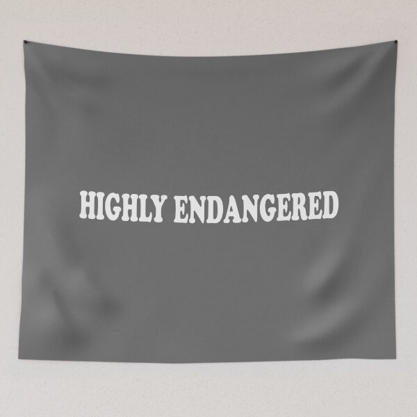 Item preview, Highly Endangered Logo White designed and sold by jazz3602.