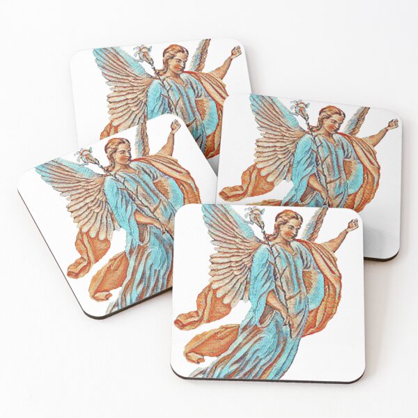 Item preview, Angel of the Annunciation Altered Vintage Art designed and sold by DelynCreates.