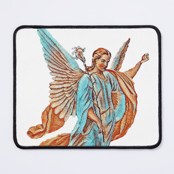 Item preview, Angel of the Annunciation Altered Vintage Art designed and sold by DelynCreates.