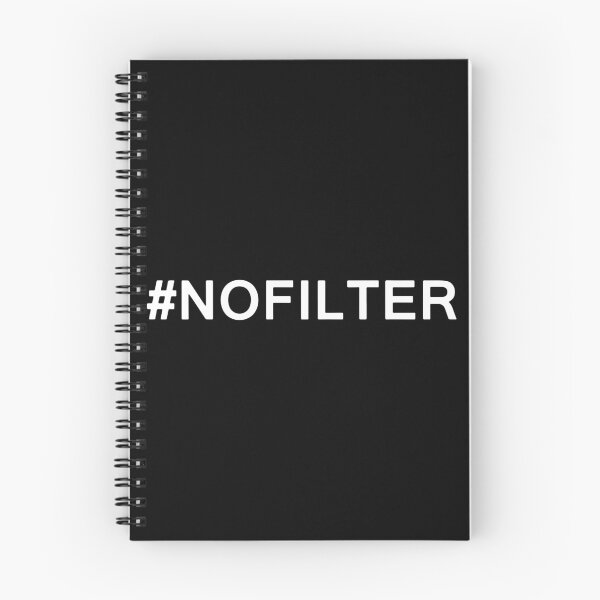 Item preview, No Filter Hashtag designed and sold by MakeItTrend.