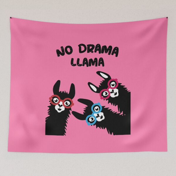 Item preview, Llama Glama - Funny No Drama Llama Essential t-shirt  - South American Camelid designed and sold by happygiftideas.