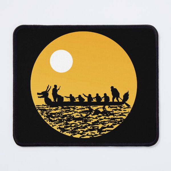 Item preview, Vintage Retro Dragon Boat Racing Crew Paddlers Water Sports designed and sold by CuteDesigns1.